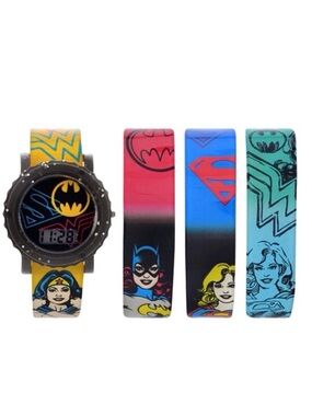 DC Comics Super Hero’s Digital Watch/Band Set (NWT)
